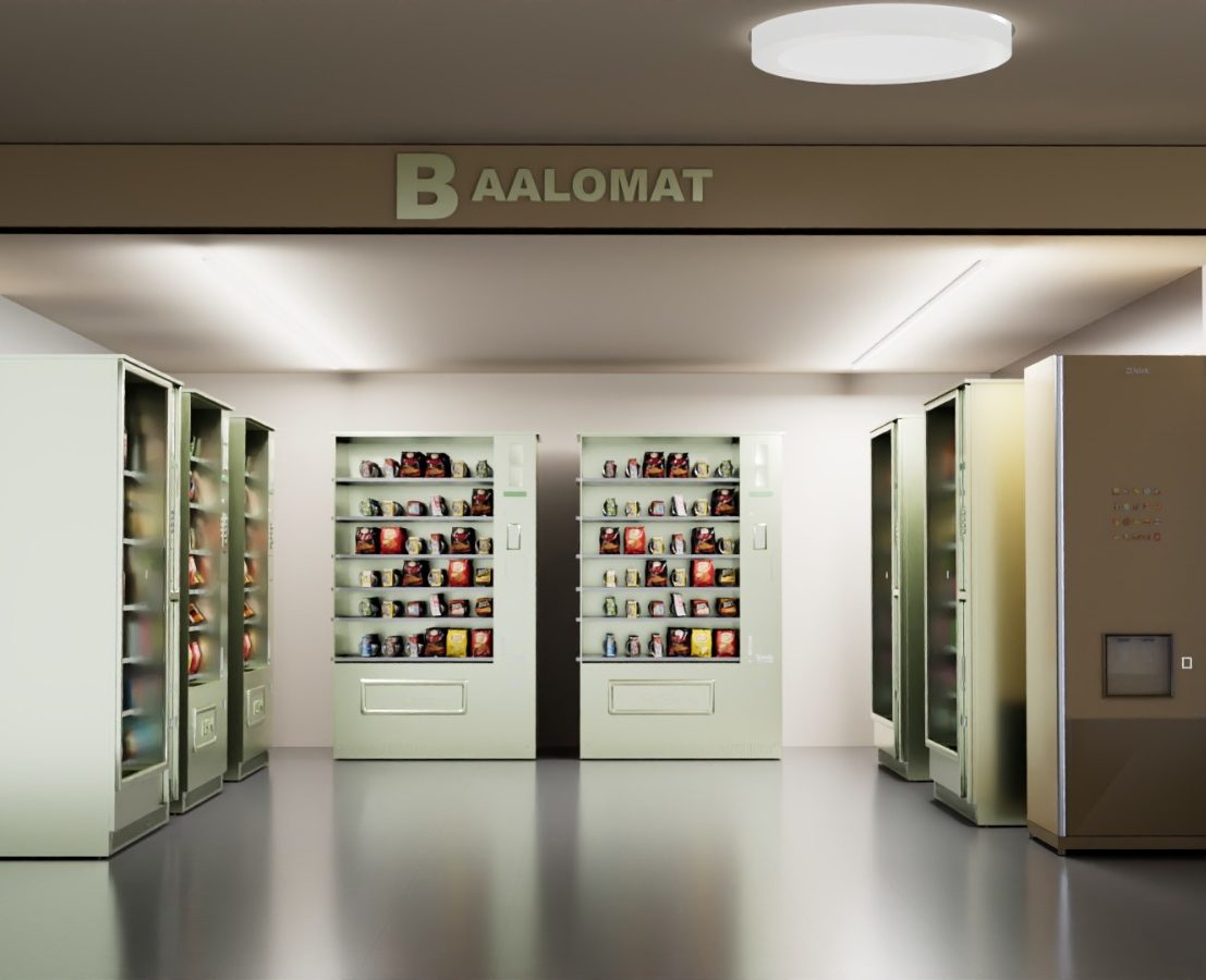 image video und visualisierung des baalomat automatenkiosk am bahnhof in wuppertal